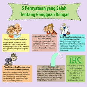 5 pernyataan salah tentang gangguan dengar